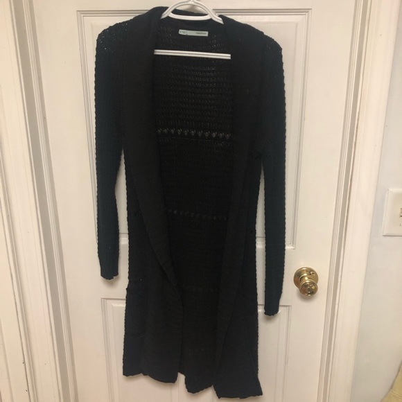 maurices black cardigan
